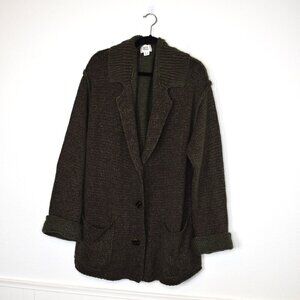 BDG Button Front Cardigan Sz XL Oversized Chunky Knit Neutral Workwear Grandpa